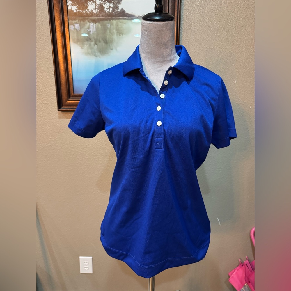 Nike Golf Blue Polo Shirt for Women